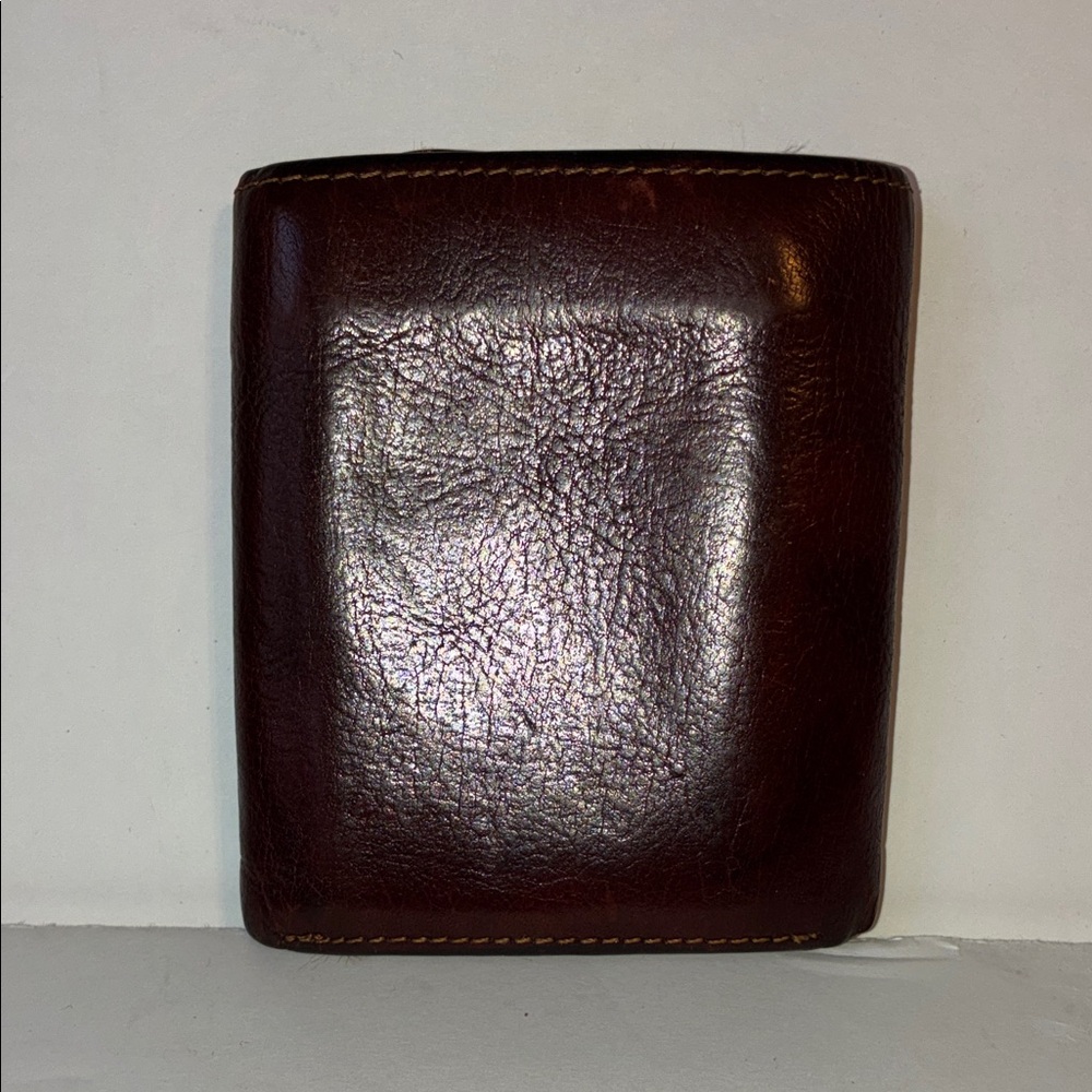 Geoffrey Beene Brown Leather Wallet